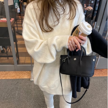 Wool long knit(lvory)