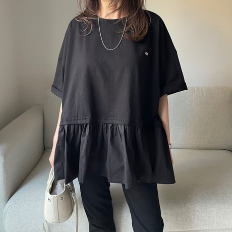 Teard flare tops(Black)