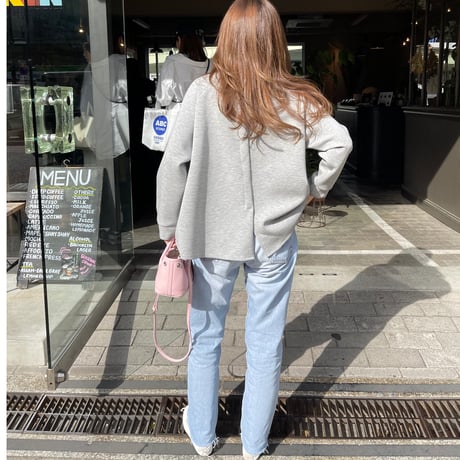 Flare slit sweat(Gray)