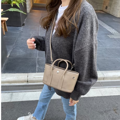 Side slit over cardigan(Charcoal gray)