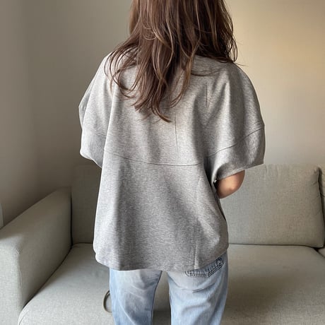 Volume sleeve tops(Gray)