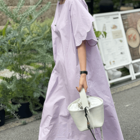 Flower sleeve long onepiece