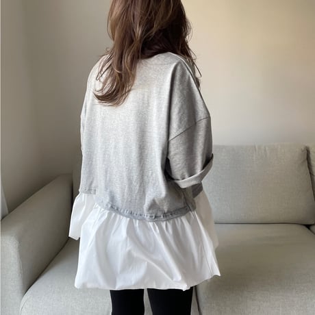 Teard flare tops(Gray)
