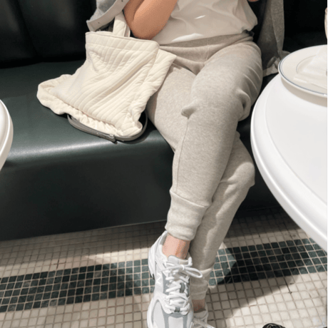 【In the morning】SWEAT KNIT PANTS(Oatmeal)