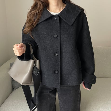 Sailor wool short jacket