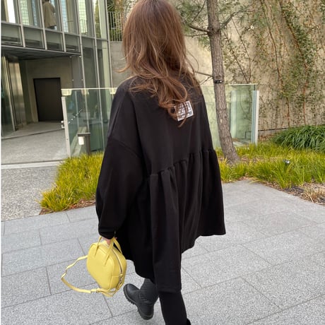 Square neck mini onepiece(Black)
