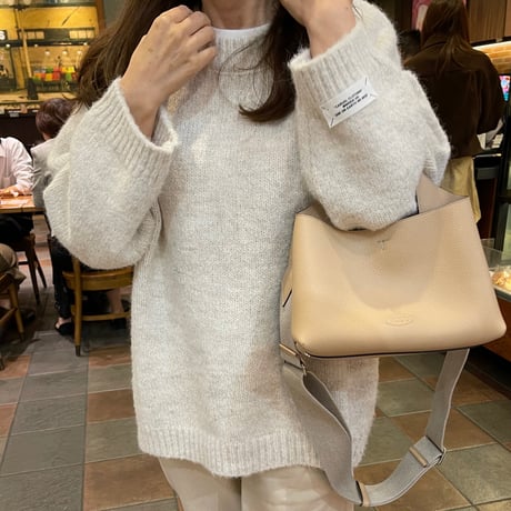 Oversize knit (Beige)
