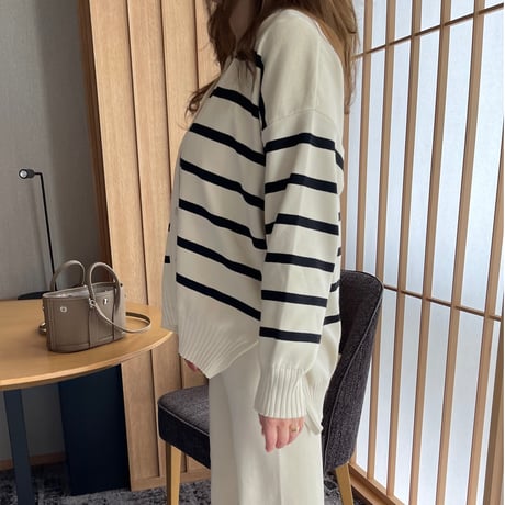 Boader cardigan setup(Ivory)