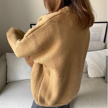 Double pocket cardigan(Camel)