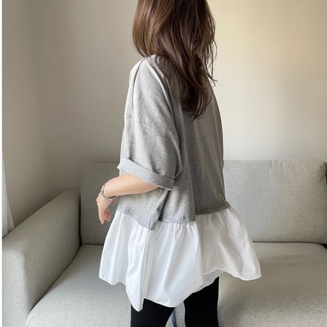 Teard flare tops(Gray)