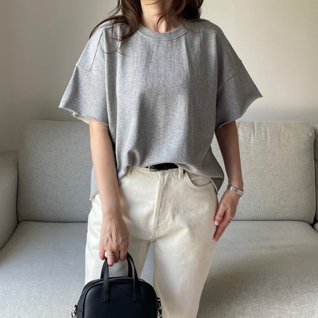 Cropped sweat tops(Gray)