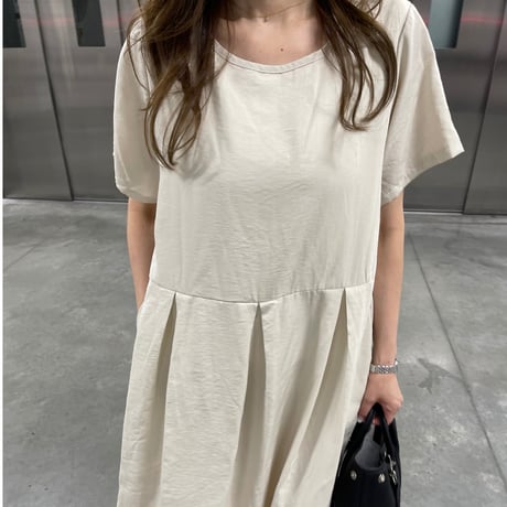 Mellow long onepiece(Beige)
