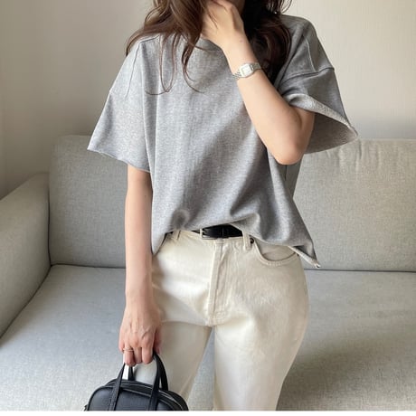 Cropped sweat tops(Gray)