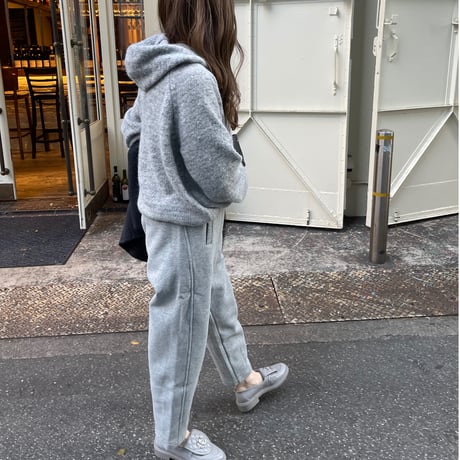 Taperd sweat pants(Gray)