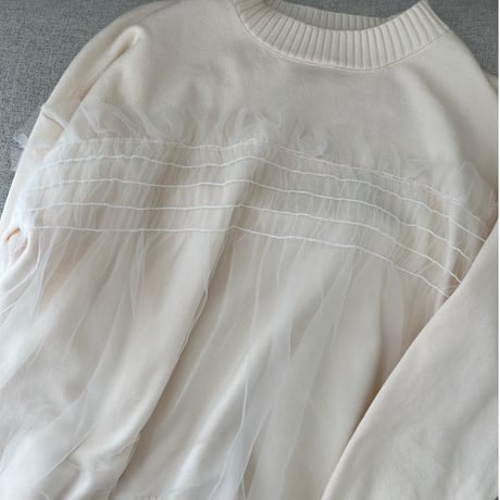 Feminine knit(Ivory)