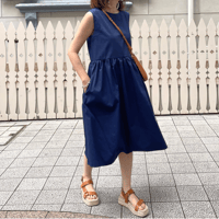 【Original】Volume onepiece(navy)