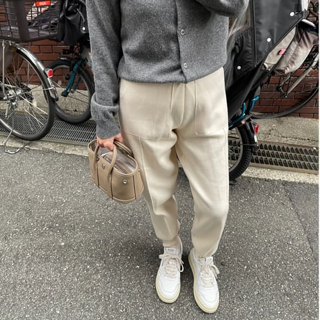 Taperd knit pants(Ivory)
