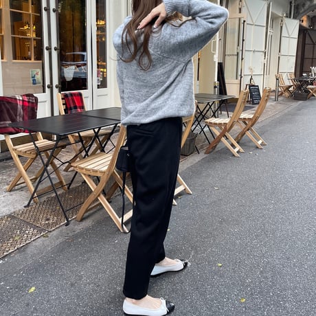 Taperd sweat pants(Black)