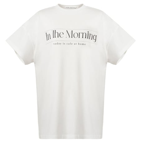 【In the morning】ORIGINAL LOGO T-SHIRTS (Black)