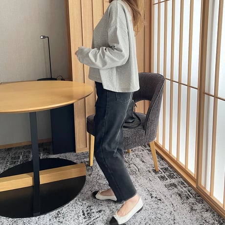 Over size long t-shirts(Gray)