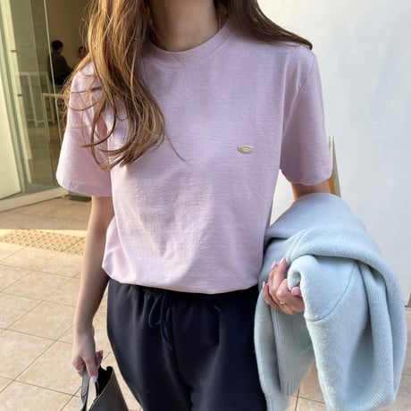 Gold plate t-shirts(Pink)