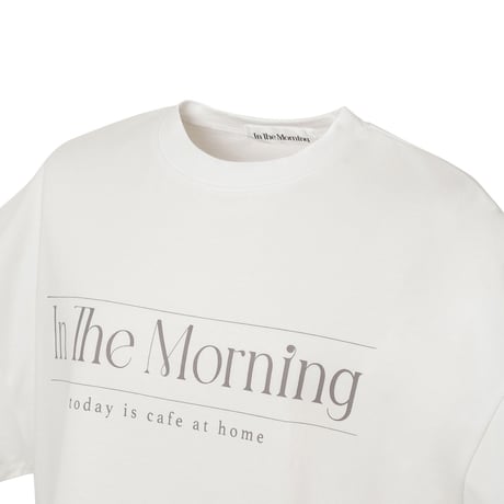 【In the morning】ORIGINAL LOGO T-SHIRTS (Greige)