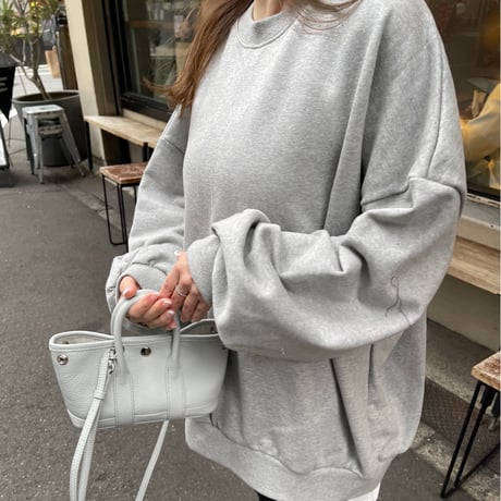 Back open sweat(Gray)