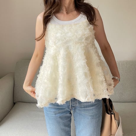 Camisole tulle tops