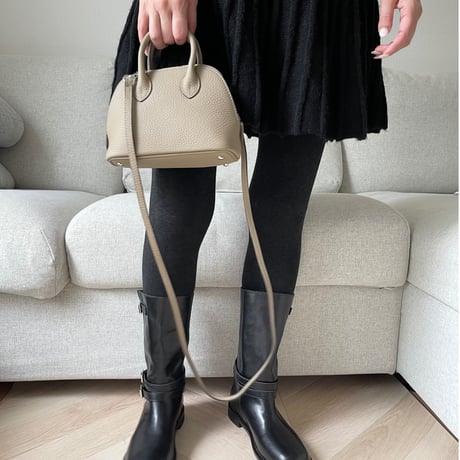 Leather mini sholder bag(Garage)