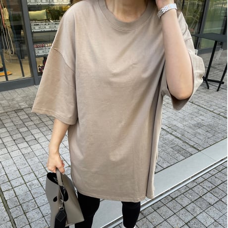 Long t-shirts(Beige)