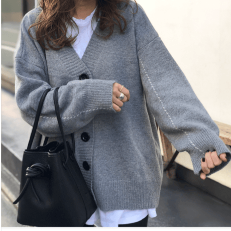 Wide cardigan