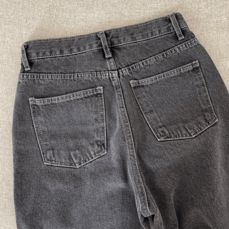 Straight fit ankle denim(Gray)