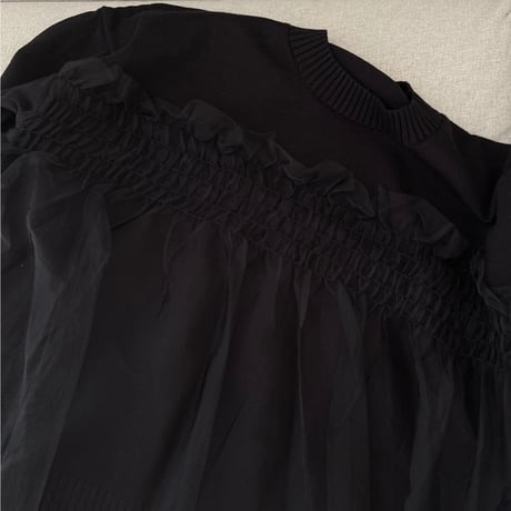 Feminine knit(Black)