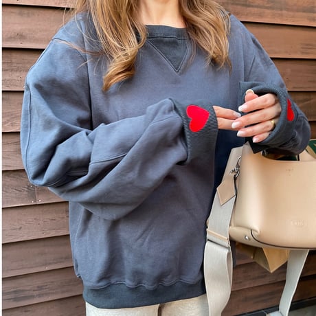 Volume sleeve sweat (Navy)