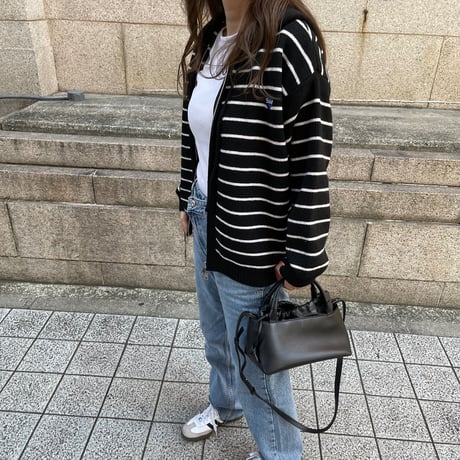 Heart knit foodie (Boader black)