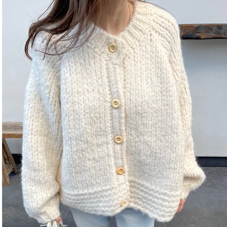 Low gauge volume cardigan(Ivoiy)