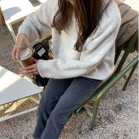 Oversize knit (Beige)