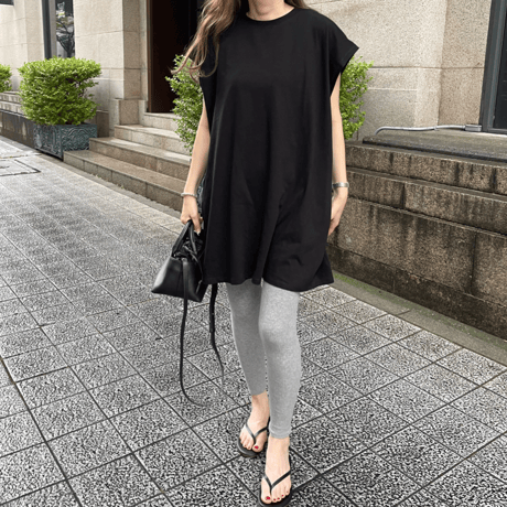 Basic rib leggings