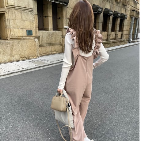 Leather mini square bag(Greige)