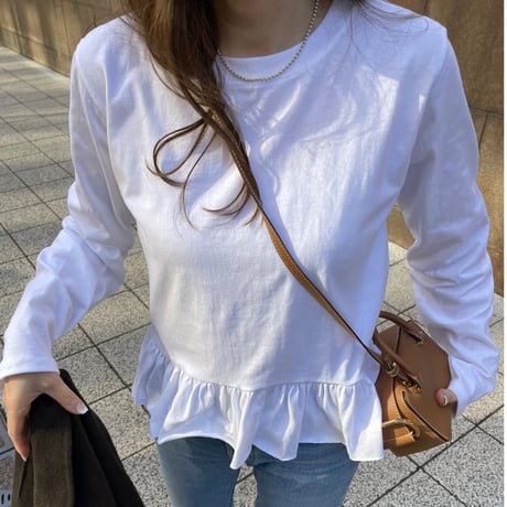 Flare t-shirts(White)