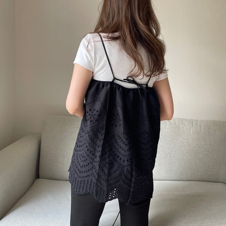 Race camisole(Black)