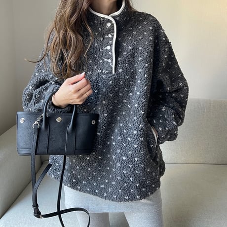 Dot boa outer (Gray)