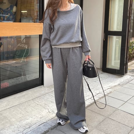 Layered sweat setup(Gray)