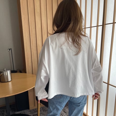 Over size long t-shirts(White)