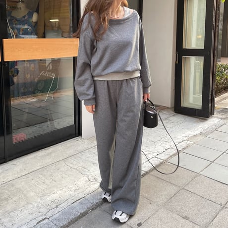 Layered sweat setup(Gray)