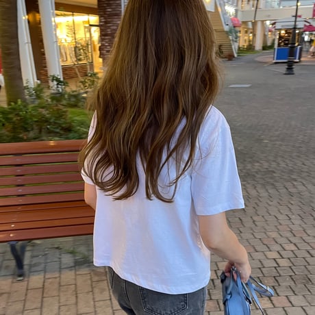 Dowble frill t-shirts(White)