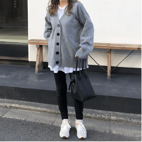 Wide cardigan