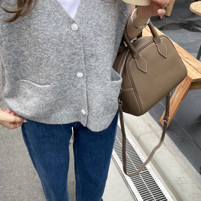 2way leather boston bag(Garage) | K