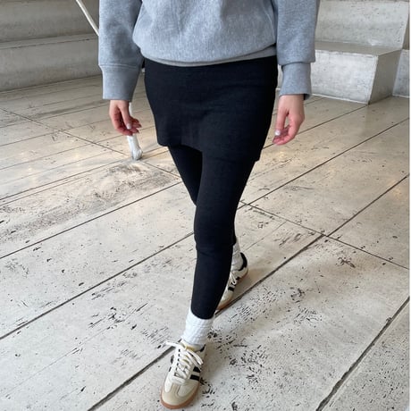 スカート付きレギンス(Gray)
