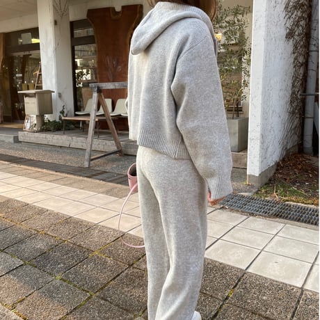 Knit foodie setup(Light gray)
